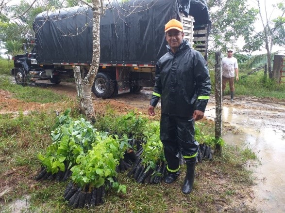 ENTREGA PLANTULAS GREGORIO BONILLA
