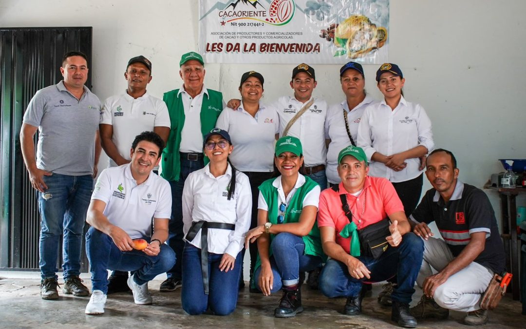 Familias cacaoteras en el Cesar reciben cajones fermentadores para mejorar su producción sostenible